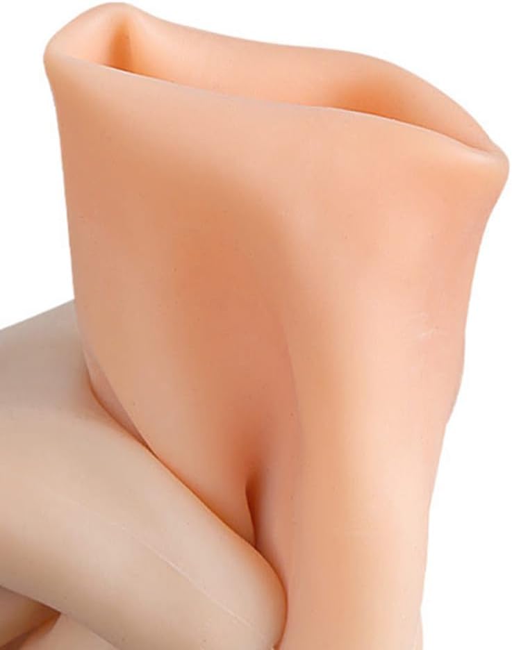 minkissy 1pair Softening Mitten Hands Anti-Cracking Rough Elastic Dead Glove Gel Dry Covers Beige Heal Long Oils Gloves Moisturizing Care for Supplies Hard Remove Skin-Friendly