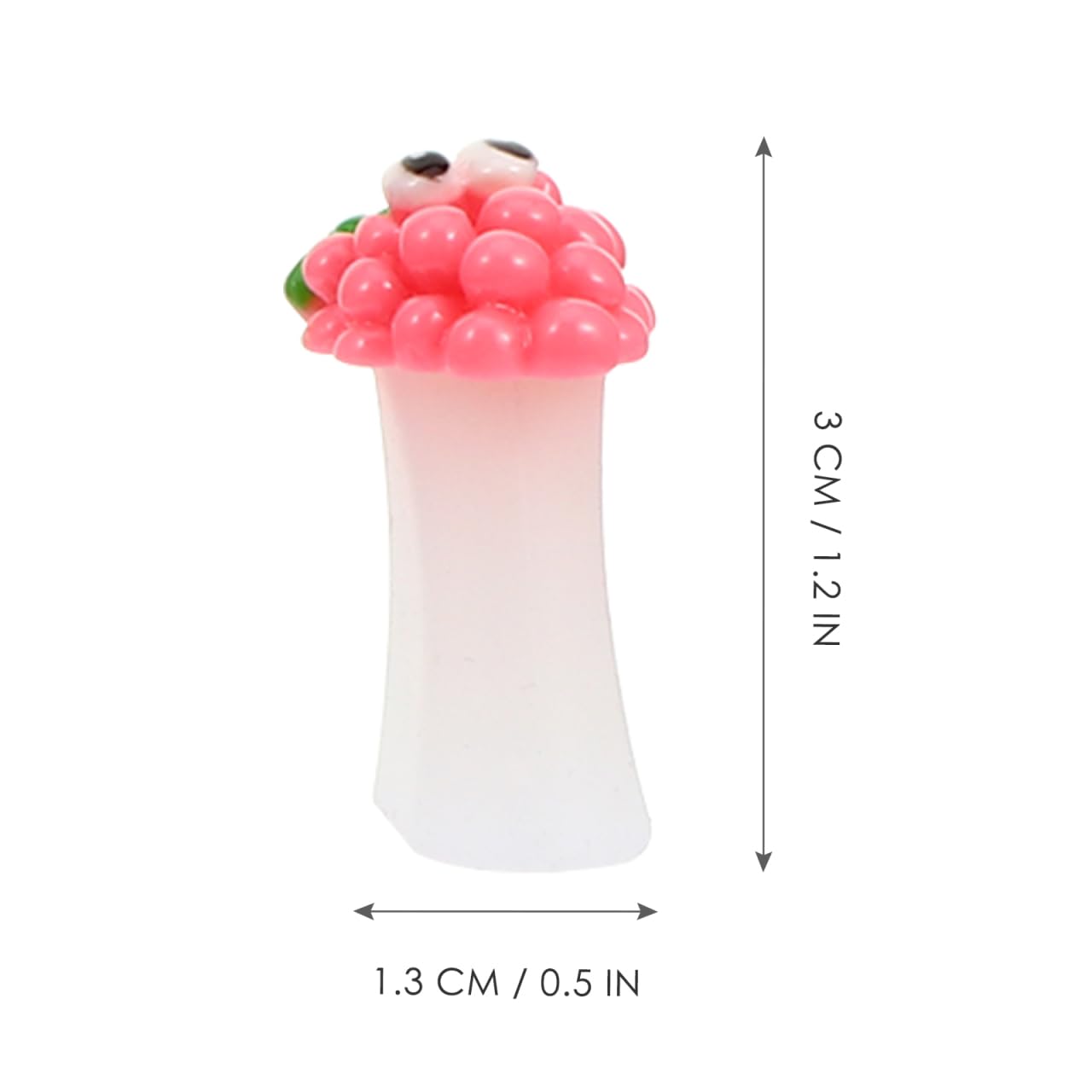 IMIKEYA 24pcs Silicone Toe Separators: Nails Art Nail Spacer Toe Nail Separators for Nails Salon Toes Dividers