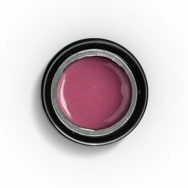 PINK MASK Builder Gel in a Pot 30g Rose Gold, Nail Extension/Strengthener in a Pot, Hard Gel for Nails, Sculpting UV/LED Acrylic Manicure Nail Art