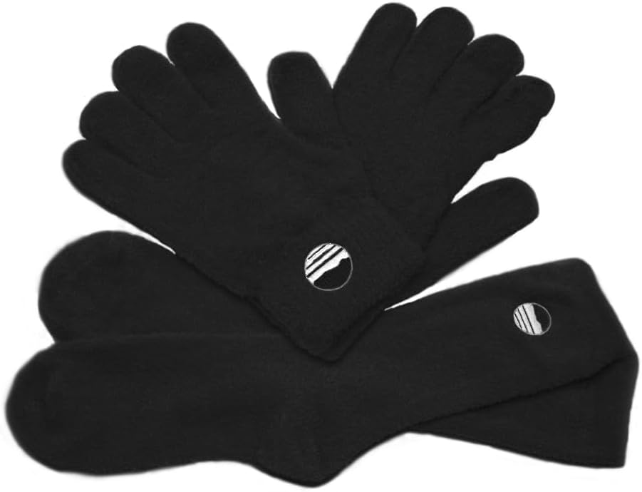 Purple Canyon Moisturizing Socks and Gloves Set | Black Fuzzy Socks and Gloves with Aloe and Vitamin E for Women | Women's Gifts for Self-Care