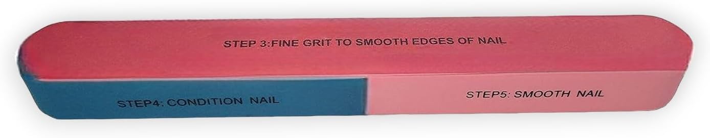 DreamCut 7-Way Nail File and Buffer Block - Professional Manicure Tools