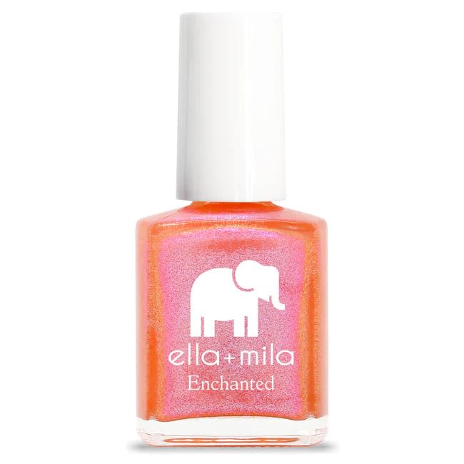 ella+mila Professional, Quick Dry, Long-Lasting & Chip-Resistant Pink Nail Polishes (Aurora Lights - 0.45 fl oz)