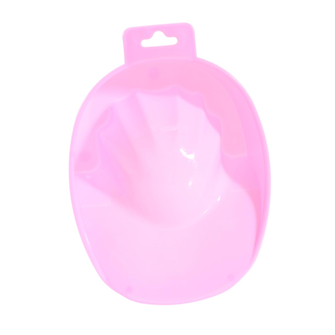 1pc Pink Single-layer Nail Soaking Bowl for Manicure Care Rectangular Nail Art Tool for Cuticle Treatment and False Removal Design for Home Salon Use