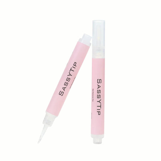 Nail Glue Remover Pen for Press On Nails, Portable Fast-Acting Jojoba Oil Formula, Acetone-Free, At-Home & Travel Care 2ml/0.11fl. oz. (2 Pcs Nail Glue Remover Pens)