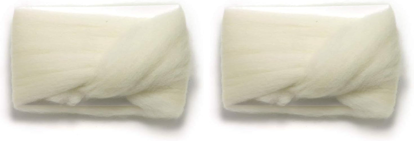 Lambs Wool for Feet Super Soft Cushioning and Toe Seperator - 3/8 oz - Lambs Wool for Toes for Hiking, Dance, Walking and Running - 4 Pack
