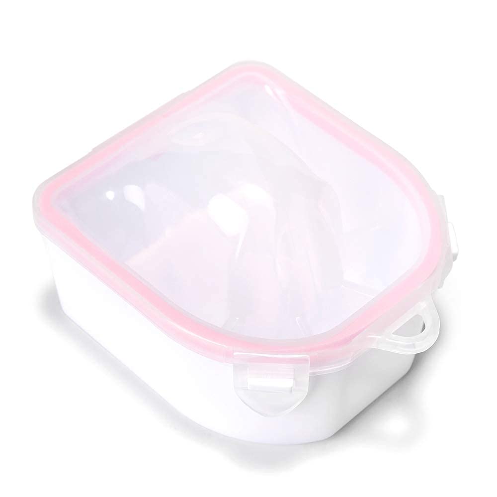 2 PCS Nail Soaking Bowl Nail Soak Off Bowl Acrylic Nail Remover Tool Acetone Nail Polish Remover Bowl Nail Soaker Tray Manicure Tool