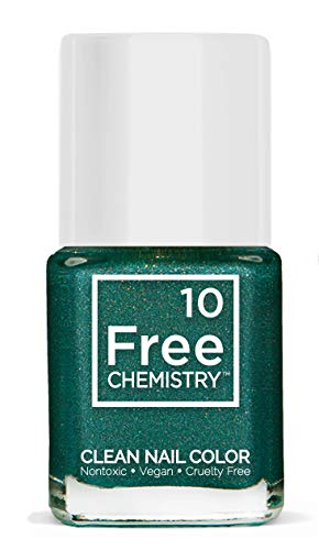 10+Free Plant-Based Clean Nail Polish (Sea-ing Green)