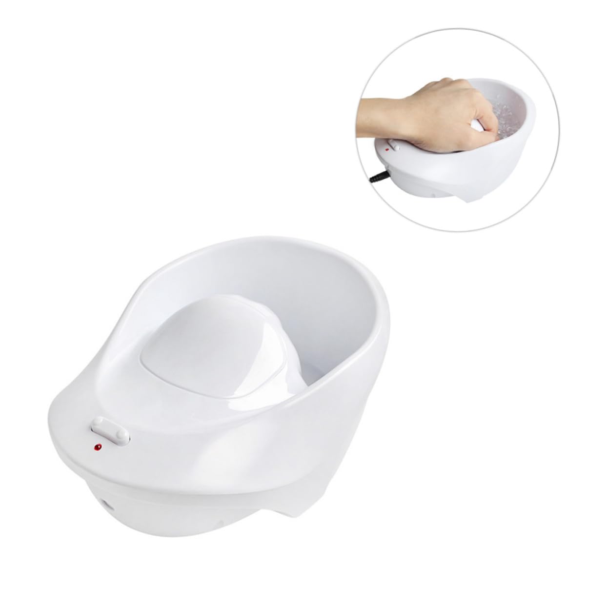 Hand Soaking Bowl Electric Nail Spa Set with Manicure Bowl for Cuticle Care Beauty Treatments