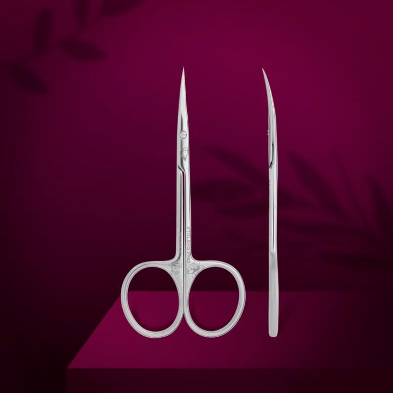 Staleks Exclusive 22 Type 1 Cuticle Scissors (Magnolia) – Straight Handles and Classic Curved Blades