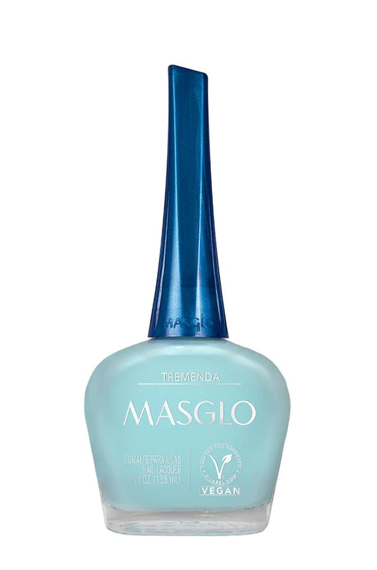 MASGLO Tradicional – Nail Polish 13-Free Formula, Up to 7 Days of Wear, High-Coverage & Glossy Finish, Vegan – (0.5 oz)