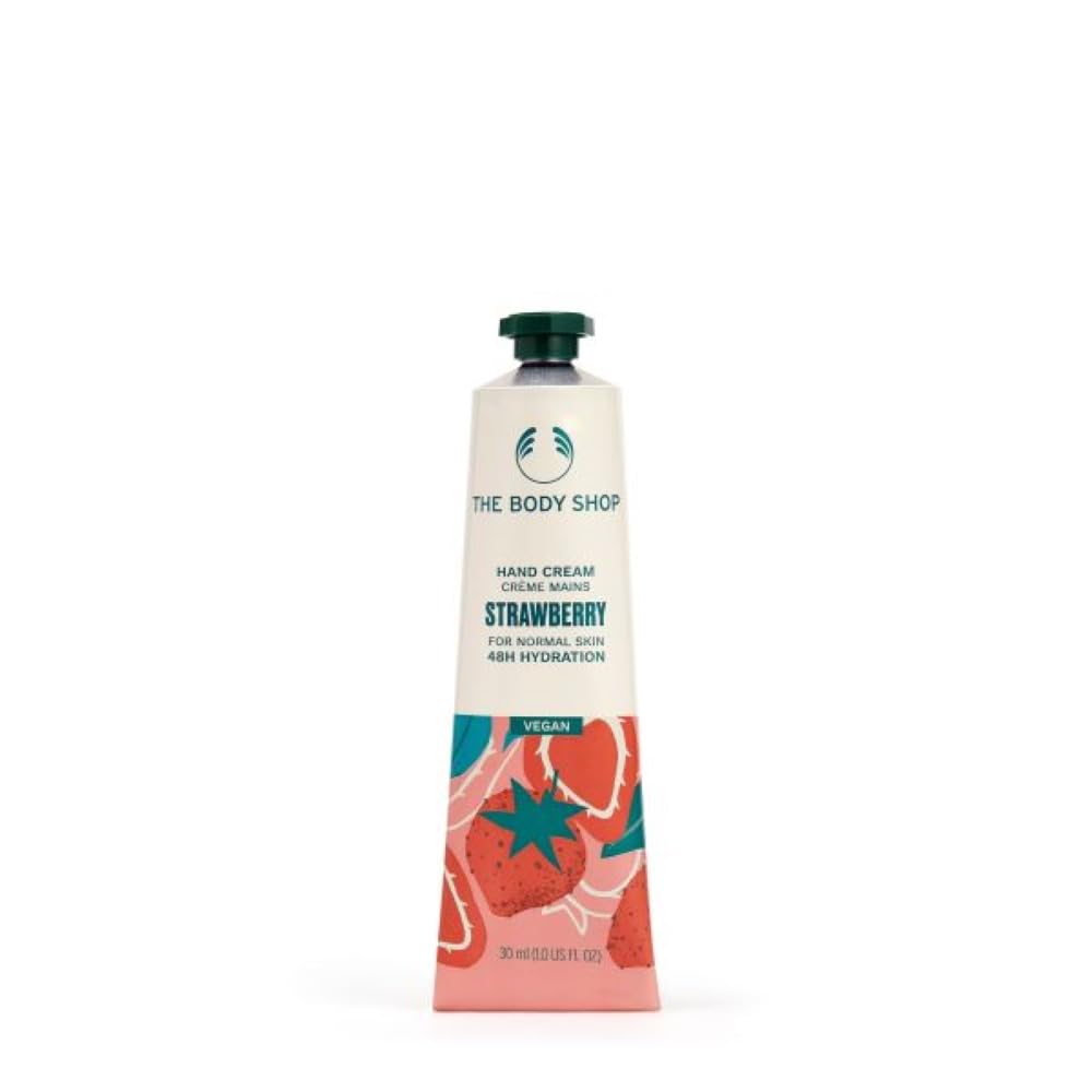 The Body Shop Strawberry Hand Cream For Normal Skin – Vegan – 1Fl Oz