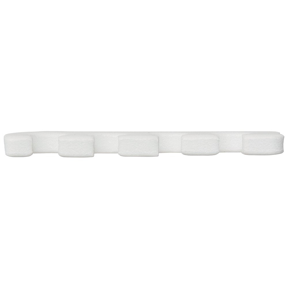 ForPro Professional Collection Comfy Toe Separators, White, Pedicure, 1" W x 3.5" L, 100-Pairs