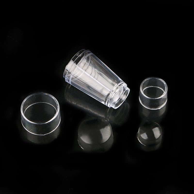 Clear Silicone Nail Stamper Transparent Visible Body French Tip Nails Art Stamping Tools For French Nail Manicure Art Nail Art Stamper Nail Art Stamper Kit For French Nail Stamper