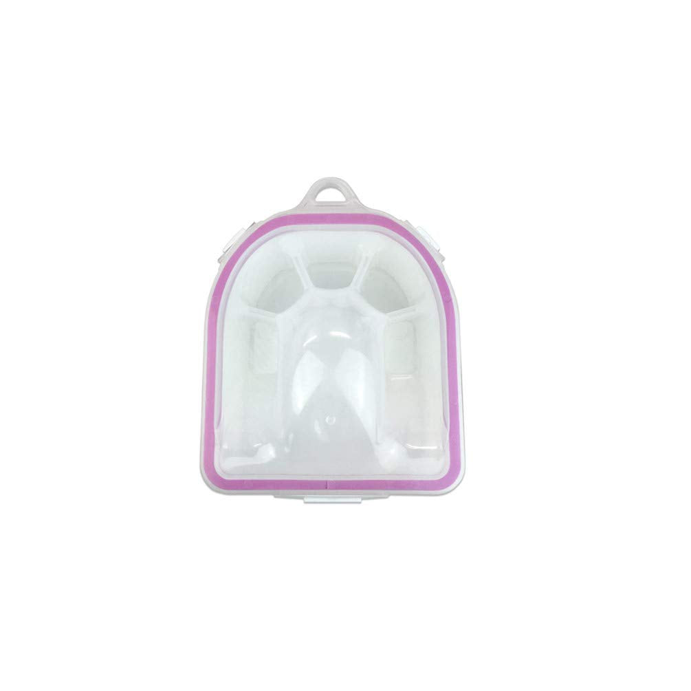 Nail Soaking Bowl Art Polish Remove Wash Soaker, Nail Soak Off Bowl Tray Manicure Nail Spa Tool (2 Pack)