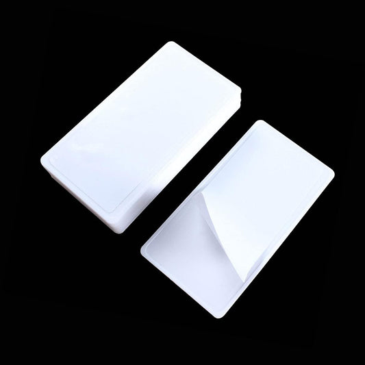 15pcs 12X6cm Nail Art Soft Stamping Protective White Color Stamper Rectangel Stamp Holder
