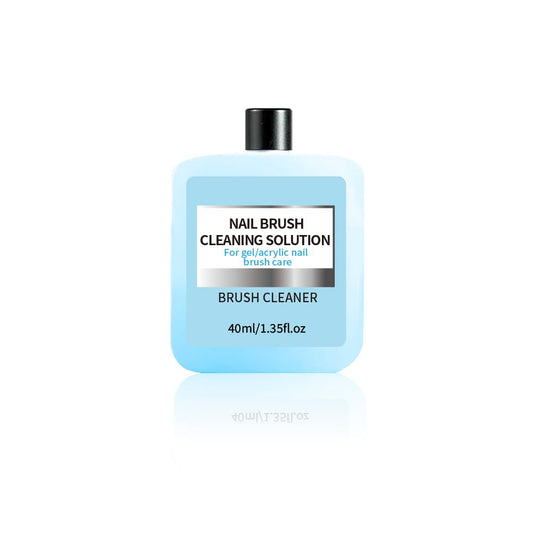 Nail Brush Cleaner 40ml Cleaner Efficient Nail Cleaner for Acrylic Nails Professional Brush Cleaner for acrylic Clean and Maintain Your Nail Brushes with Cleaning Solution
