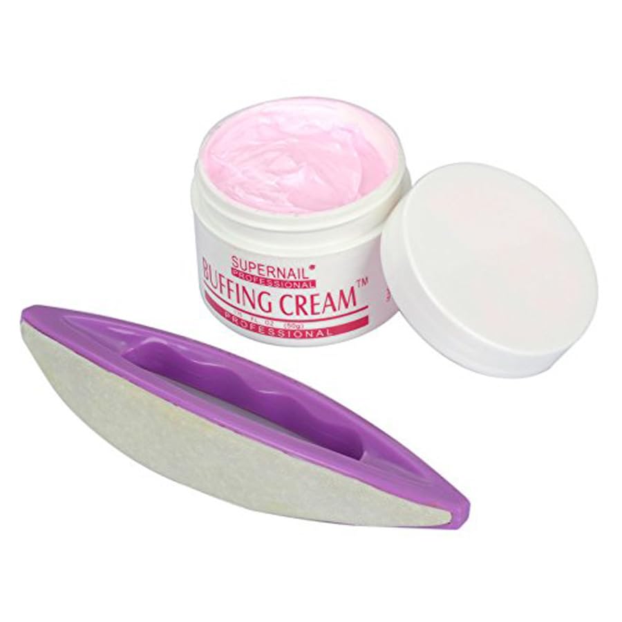 Manicure & PedicurComplete Nail Buffer and Shine Kit with Buffing Cream for Natural Nails, Leather Buffer & Polisher - Professional Nail Care Tools Sete Kits