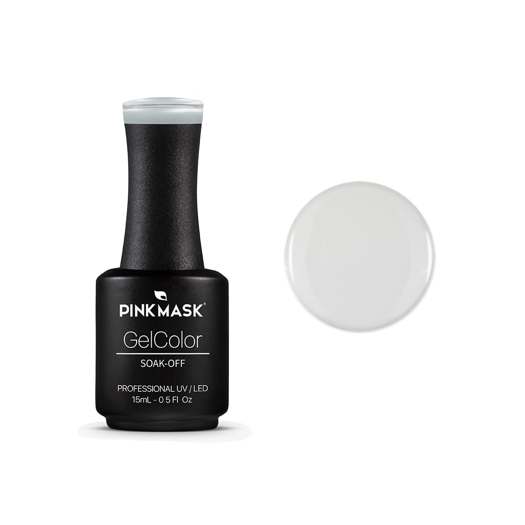 PINK MASK Gel Color Nail Polish Interstellar 15ml / o.5 oz - UV/LED Gel Polish, Non Wipe, Long Lasting, Soak Off Formula