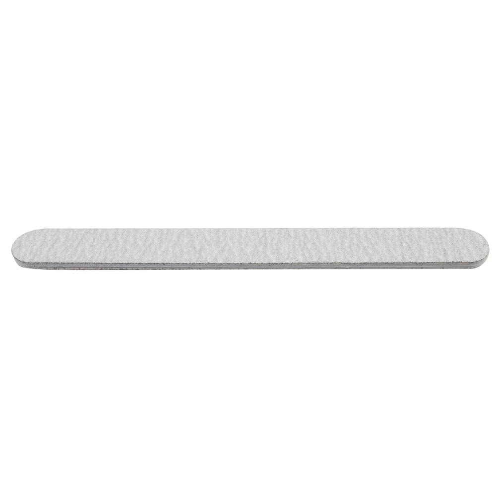 ForPro Professional Collection Zebra Foam Board, 180/180 Grit, Double-Sided Manicure Nail File, 7” L x .75” W, 50-Count