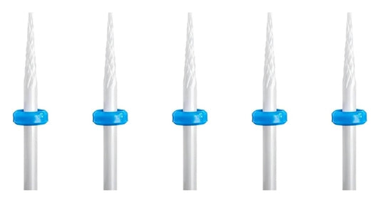 WWJN 5Pc Ceramic Nail Art Drill Bits Rotary Cutter Clean Apparatus for Manicure Nail Milling Machine Accessories Removal Nail Gel Tool
