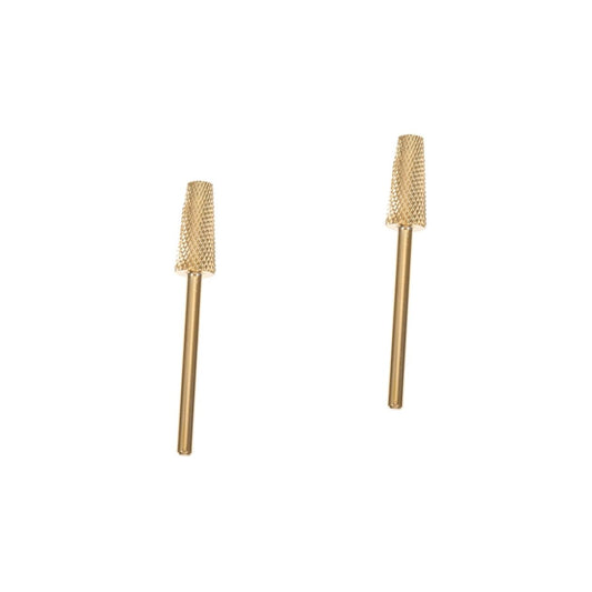 minkissy 2pcs Nail Polishing Grinding Head Manicure Grinding Tool Interchangeable Nail Art Bits for Salon
