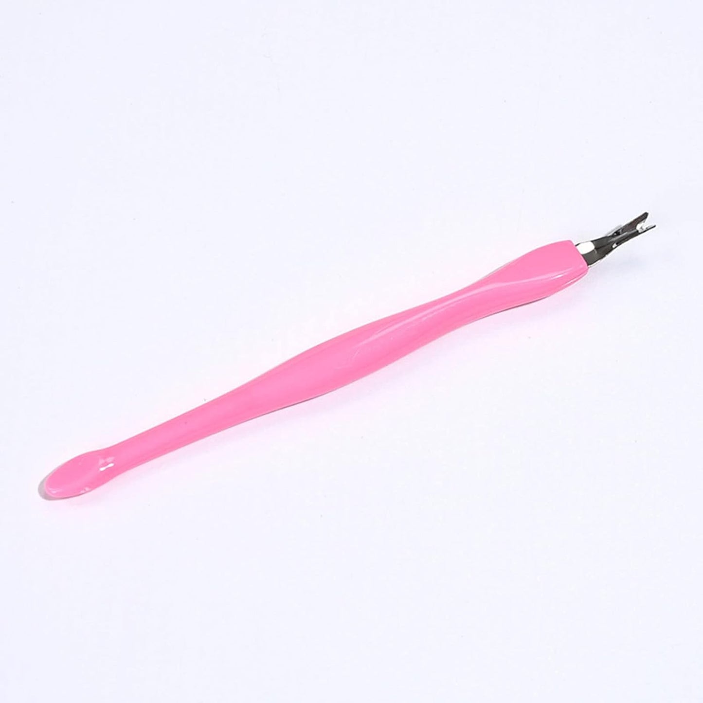 Cuticle knife Trimmer, 24 Pack Cuticle ForkTrimmer Nail Cuticle Remover Trimmer Pusher Dead Skin with Double Head V-Shaped Fork Manicure Pedicure Cleaner Care Tools for Home and Nail Shop (P)