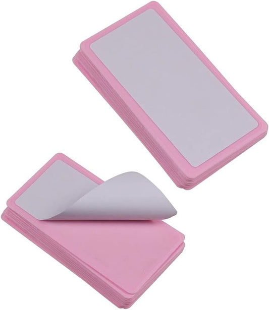 15pcs 12X6cm Nail Art Soft Stamping Protective Pink Color Stamper Rectangel Stamp Holder