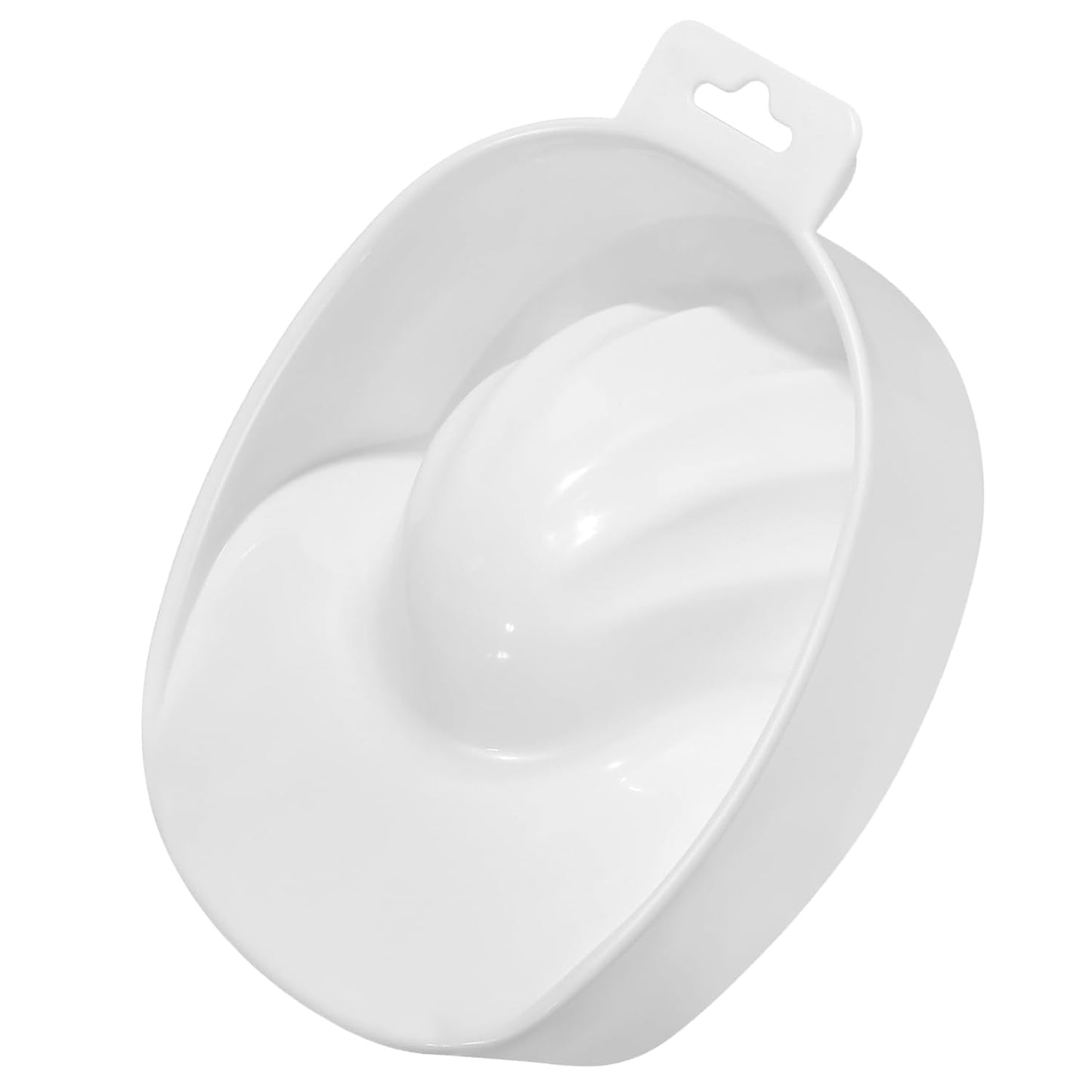 Nail Care Bowl Rectangle White Soaking Bowl Manicure Tools for Home Salon