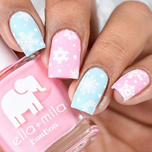 ella+mila Professional, Quick Dry, Long-Lasting & Chip-Resistant Pink Nail Polishes (Pucker Up - 0.45 fl oz)