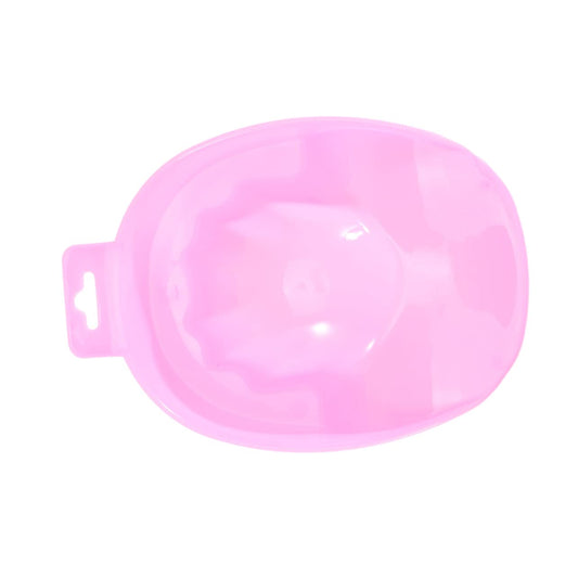 1pc Rectangular Soaking Bowl for Nail Care Pink Single-layer Manicure Tool for Easy Cuticle Treatment and False Nail Removal Home and Salon Use