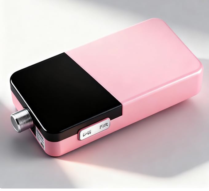 Electric Nail Drill Machine,Lumcrissy Colorful Rechargeable 35000 RPM Nail Drill Portable E-File with Detachable Battery,Portable Electric Acrylic Nail Tools ,Polishing,Nail Removing (Pure Pink)