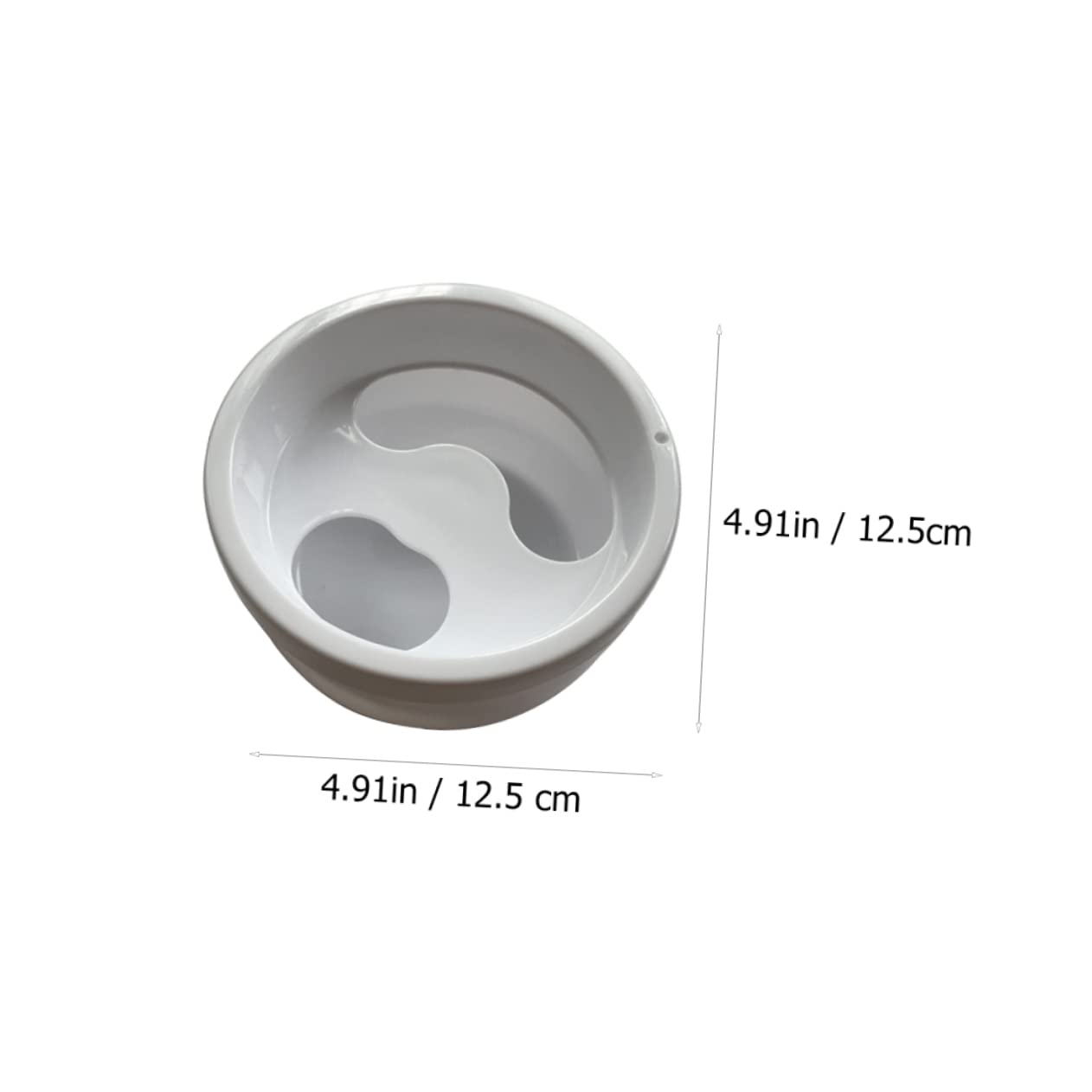 Mikinona Abs Plastic Nail Soaking Bowl Nail Art Supplies Manicure Bowl Random Color