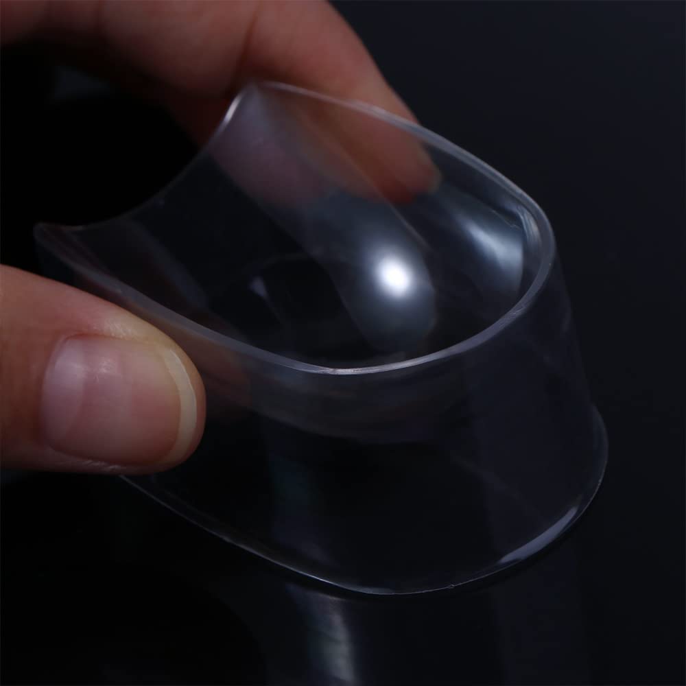 Leadigol Dipping Bowls Transparent Nail Dipping Trays Nail Dust Box Manicure French Dip Nail Powder Box
