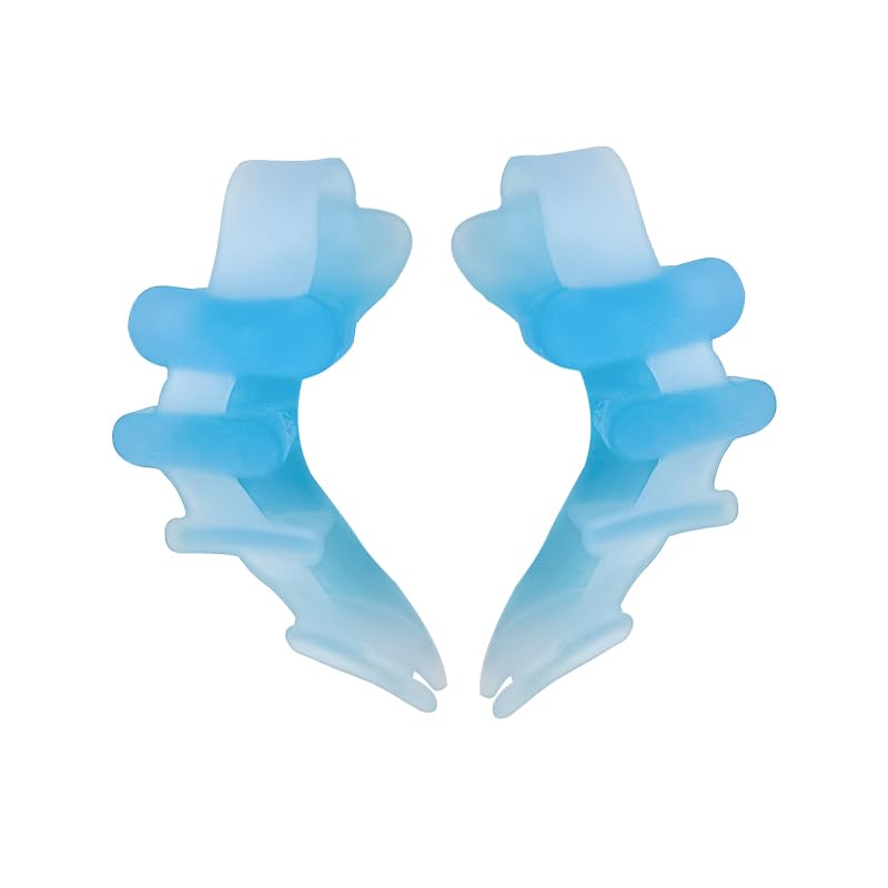 Toe Separators for Bunion Relief, Hammer Toe & Overlapping Toes – Soft Gel Toe Spacers & Bunion Correctors for Pain Relief, Alignment & Foot Comfort – 3 Colors (Blue, Pink, Black) (Blue)