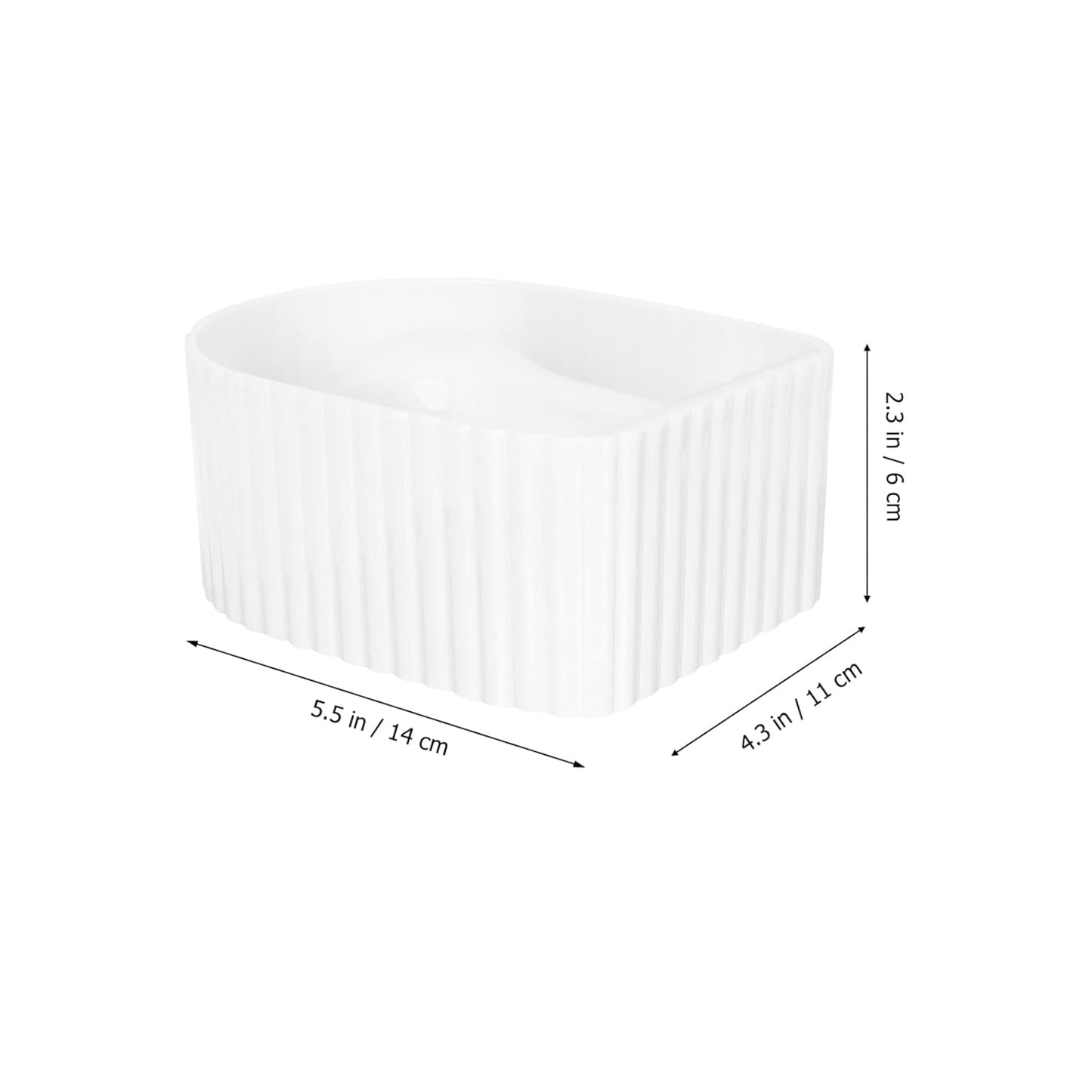 Lurrose Acrylic Nail Soak Bowl Manicure Nail Soak Off Bowl Nail Art Wash Bowl Nail Salon Supplies