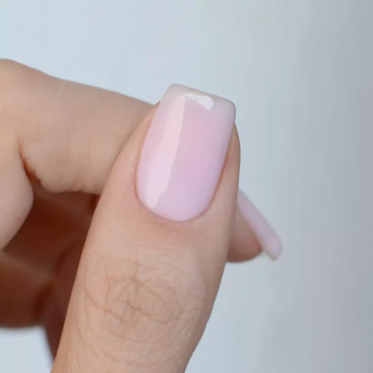 PINK MASK Builder Gel in a Pot 30g Creamy Light Pink, Nail Extension/Strengthener in a Pot, Hard Gel for Nails, Sculpting UV/LED Acrylic Manicure Nail Art