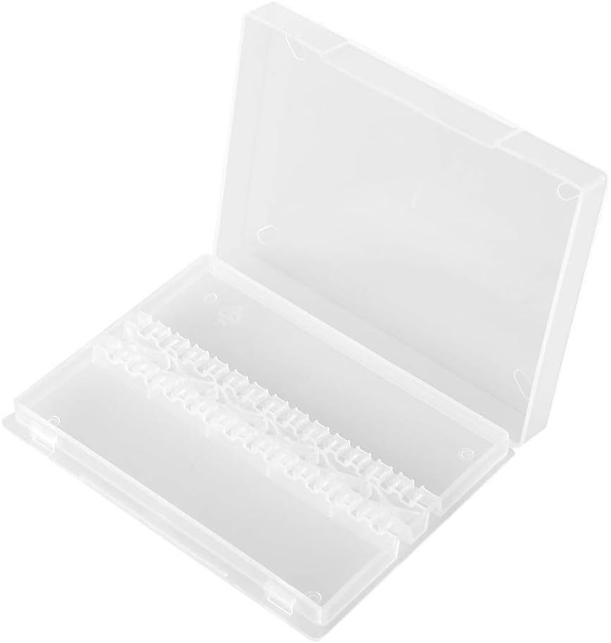 Nail Drill Bit Case, Nail Drill Bit Holder Stand Display Organizer 14 Holes Empty Nail Grinding Organizer Case Nail Art Polishing Grinding Drill Bit Holder Manicure Tool for Home Nail Salon Use