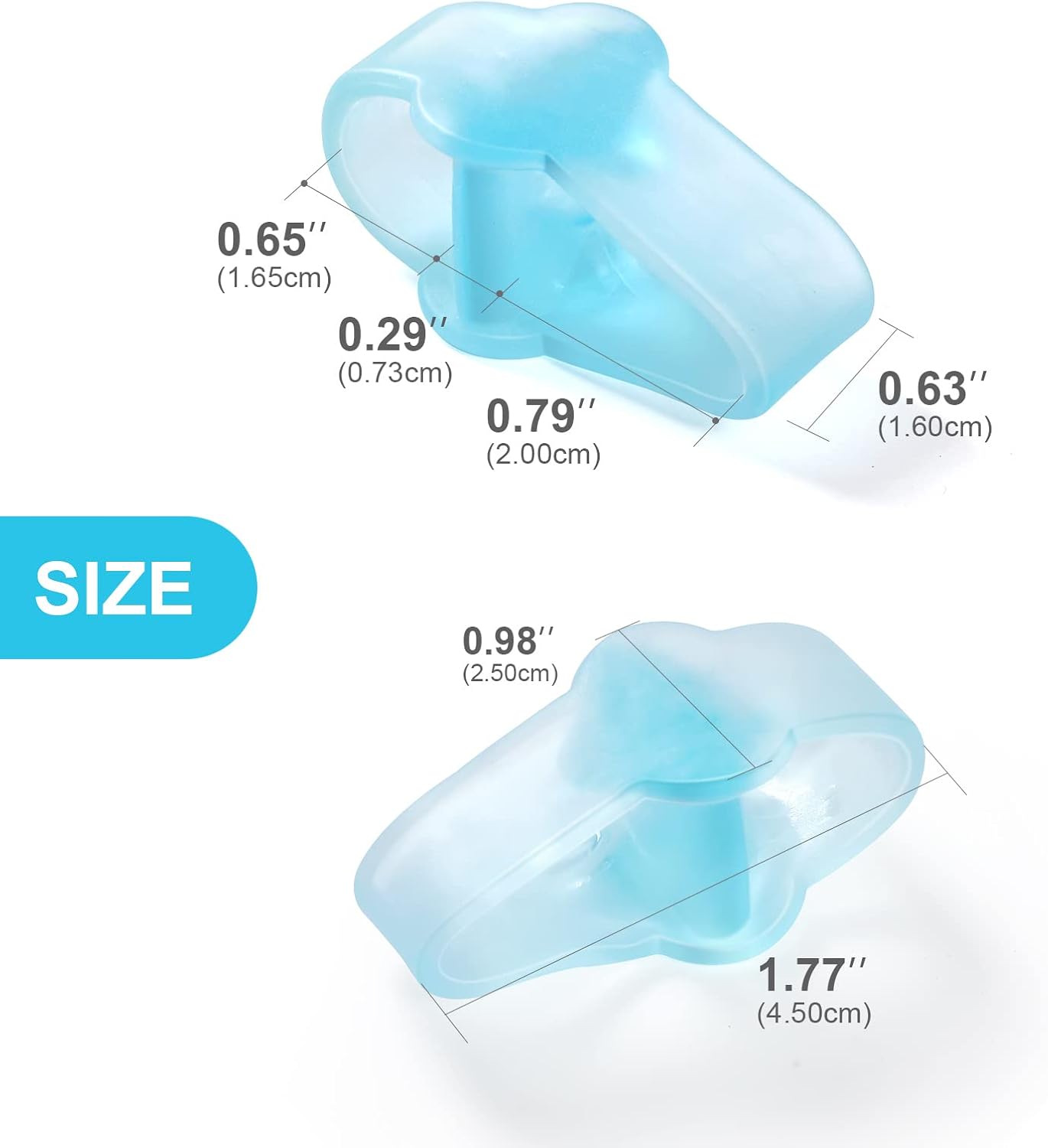 Bunion Corrector, Toe Separators with 2 Loops, 10 Pack of Gel Toe Corrector, Big Toe Spacer for Bunion Pain and Overlapping