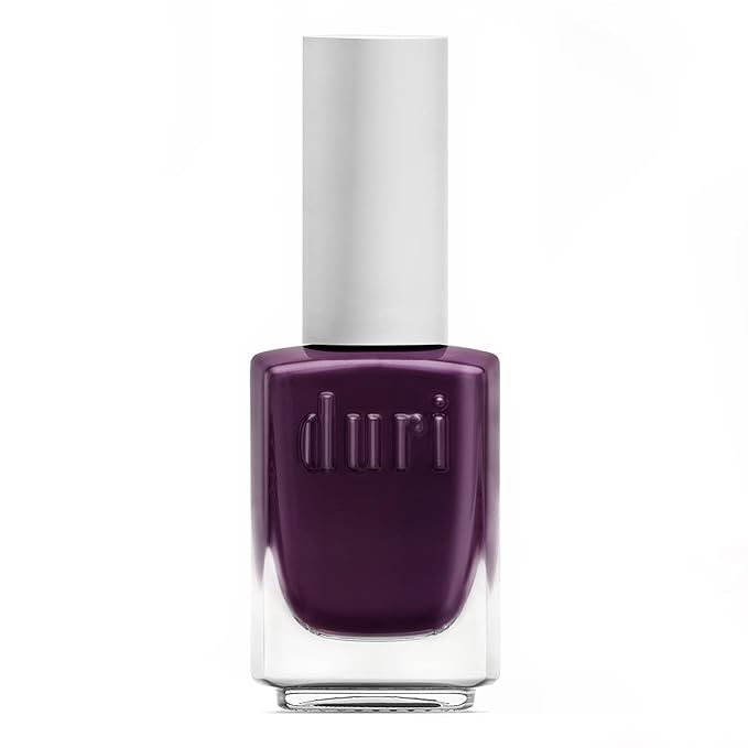 duri Nail Polish, 764 Sorry Not Sorry, Deep Purple, Full Coverage, Glossy Finish, Fast Drying, Lasting, 0.45 Fl Oz