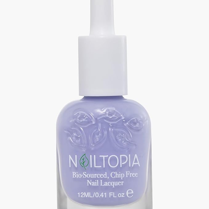 Nailtopia Bio-Sourced, Chip-Free Nail Lacquer - Fast Dry Nail Polish - Superfood-Infused - Natural Nail Polish - Selfcare - 0.41 oz