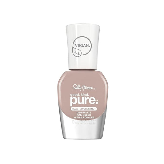 Sally Hansen Good.Kind.Pure Demmi Matte Nail Polish 50 Roasted Chestnut 0.33 fl oz (Pack of 1)