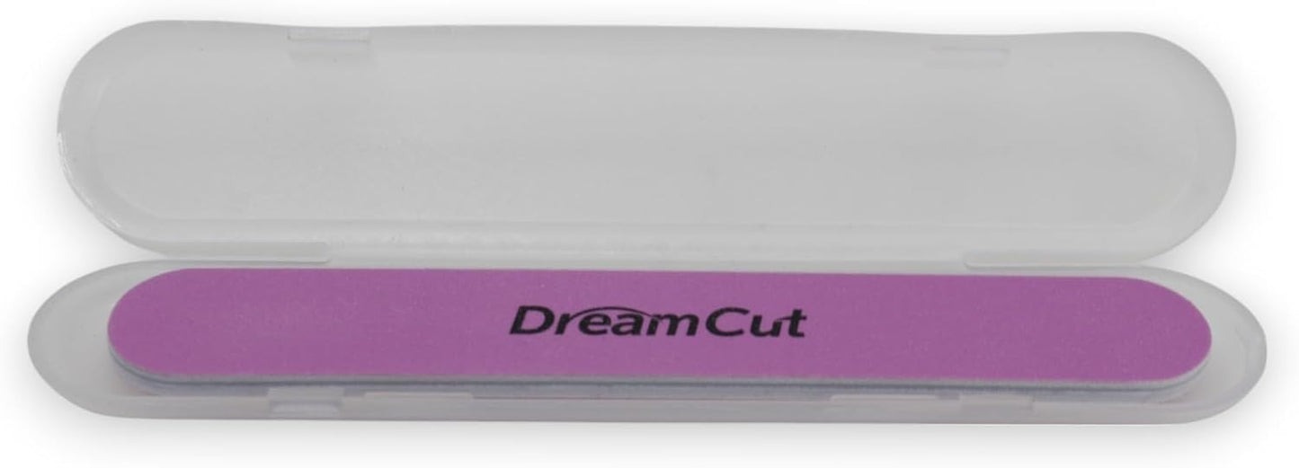 DreamCut Nail File with Case – Portable Emery Board for Smooth & Precise Nail Shaping – Compact & Travel-Friendly