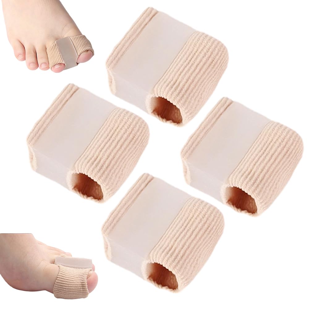 Toe Separators for Overlapping Toes, 2025 New Multifunctional Gel Toe Spacers Corrector with 2 Loops, PremiumToe Straightener for Women and Men Foot Care Tool (4 Pcs, S)