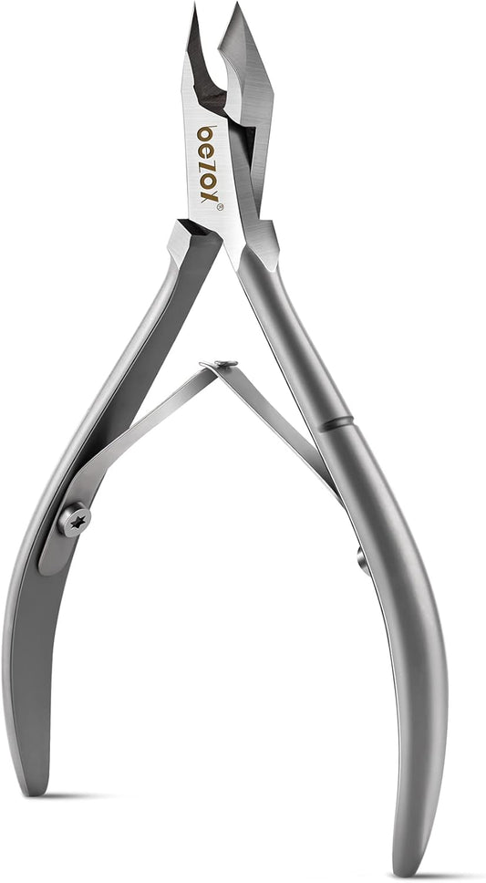 BEZOX Cuticle Clippers - Stainless Steel Professional Cuticle Cutter Hangnails Trimmers - Full Jaw Manicure Cuticle Nipper(6mm)