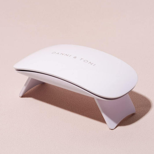 DANNI & TONI UV LED Gel Nail Lamp - Mini Travel Nail Dryer for Gel Polish and Stickers
