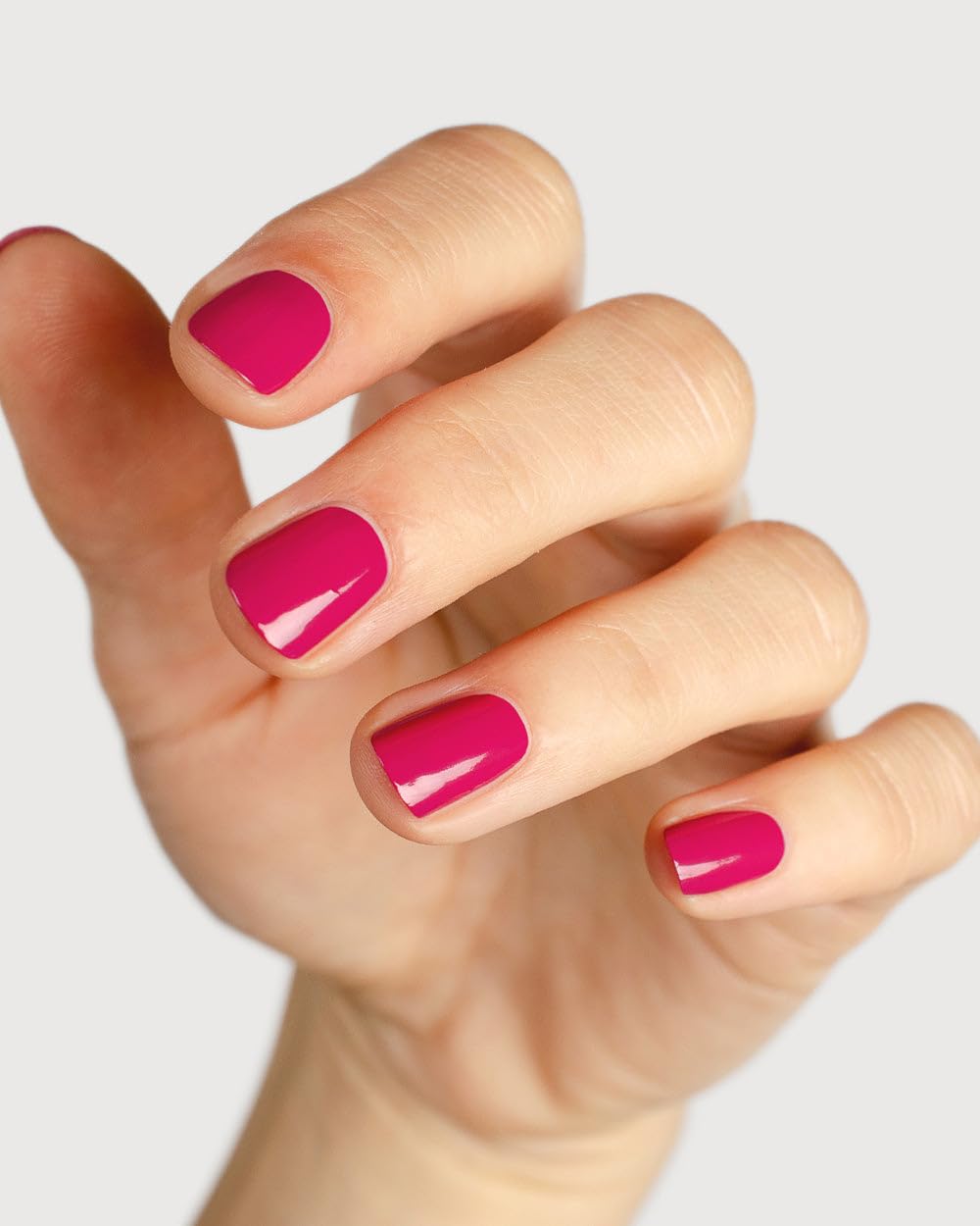 Sienna Byron Bay Goddess, Raspberry Pink Natural Nail Polish, Long-Lasting, Vegan & Cruelty- 10ml – .34 fl oz.
