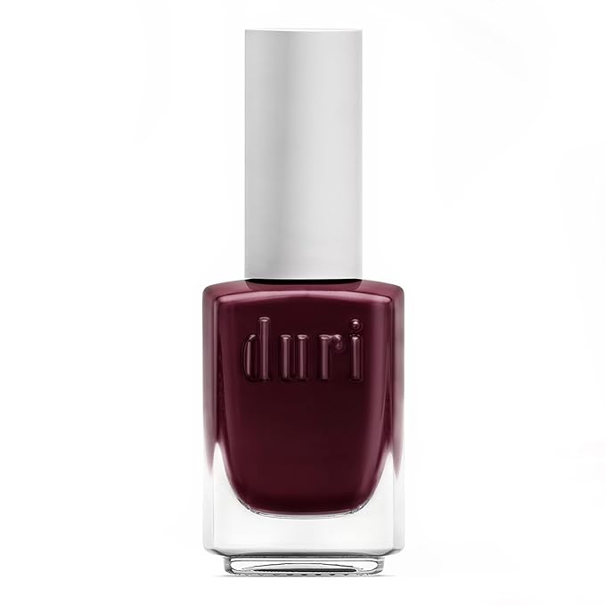 duri Nail Polish, 570 Irish Coffee, Dark Brown, Full Coverage, Glossy Finish, Fast Drying, Easy to Apply, 0.45 Fl Oz