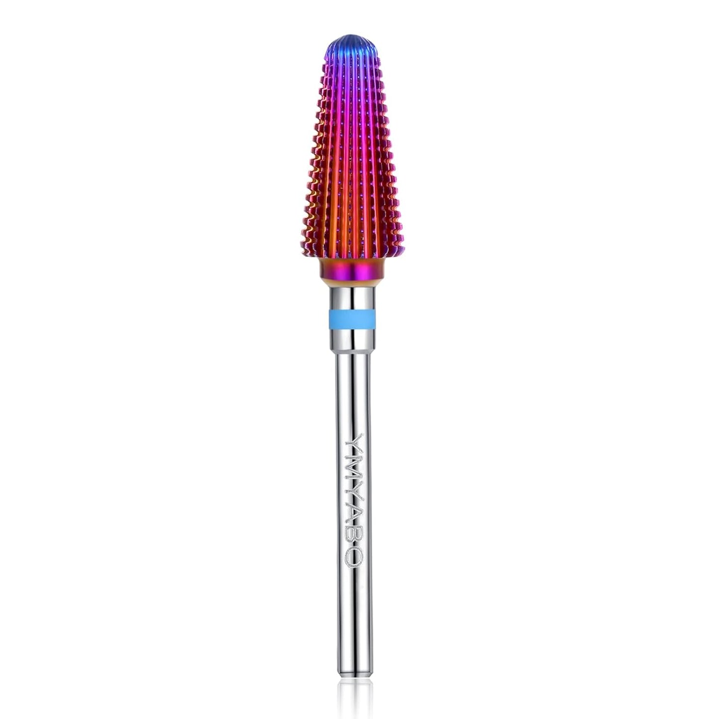 Nail Drill Bit,Professional 3/32" Purple Tornado Carbide Tungsten Multifunction Bits， Fast Remove for Hard Gel and Acrylic, Manicure Pedicure Cuticle Nail Polishing Tool-Medium