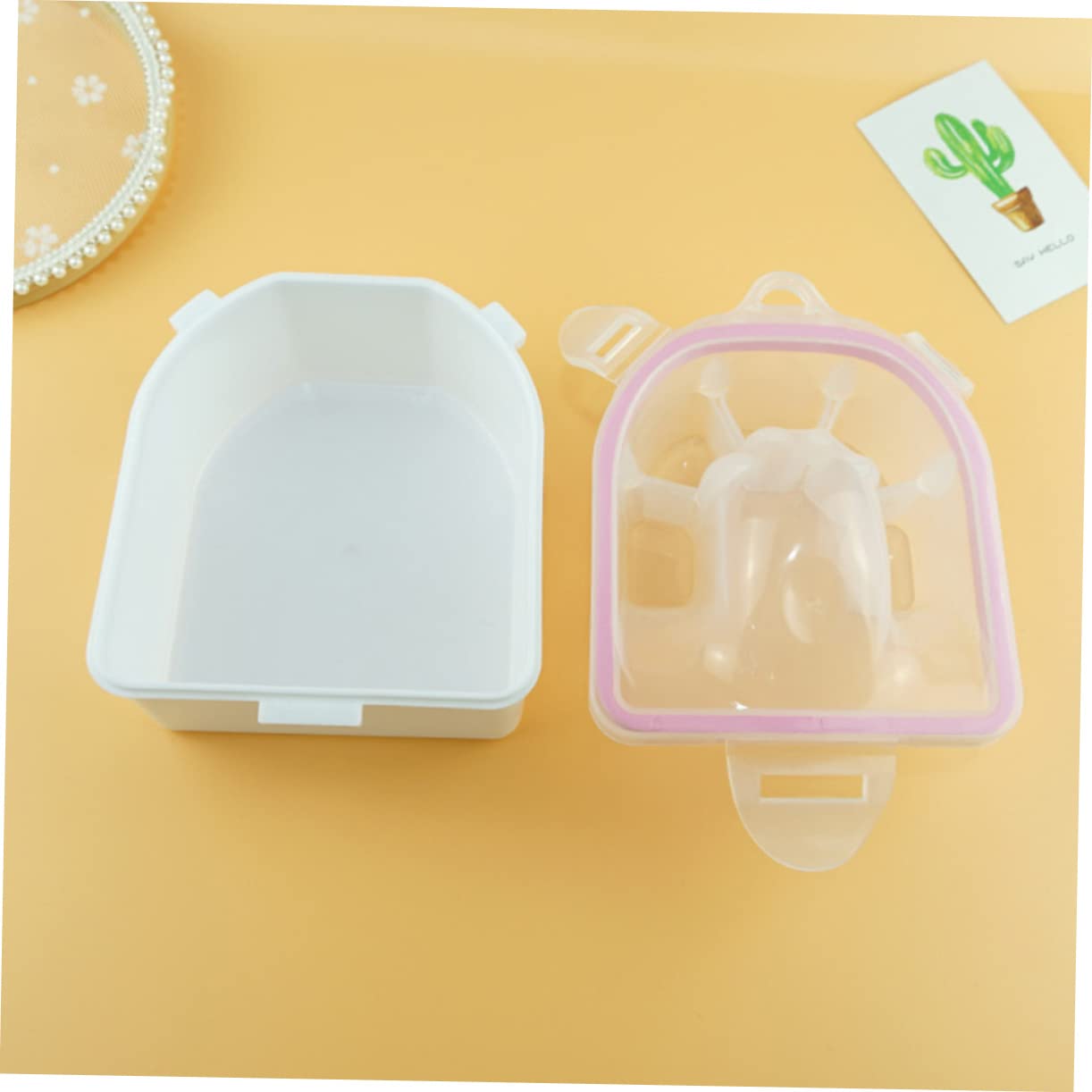 Nail Soaking Bowl Set Manicure Care Bowls Gel Remover Polish Soak Tray