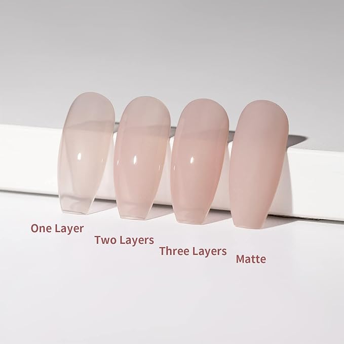RARJSM Dirty Rose Nude Gel Nail Polish Pale Pink Purple Neutral Color Skin Tone Gel Polish 15ml Single Bottle Cream Mavue Gray Purple Transparent Sheer Polish Soak off UV LED Cured for Home Salon DIY